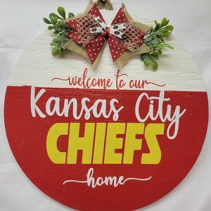 Chiefs Kingdom door sign